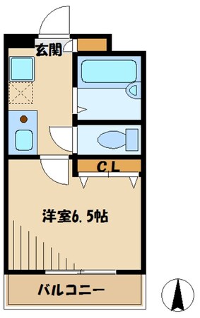 城所マンションの物件間取画像